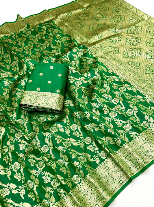 Soft banarasi silk saree