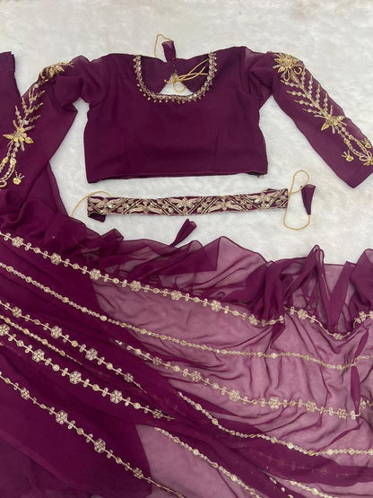 Embroidery cording work ready to wear Lenegha*