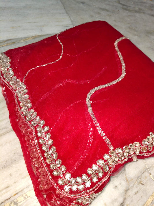 Payal design  net handwork saree