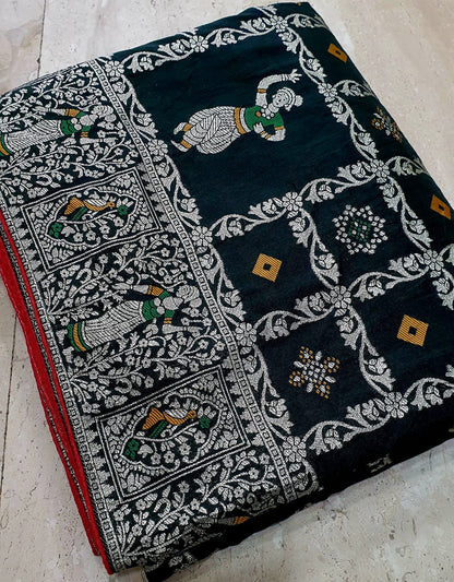 Zari Bandhej Saree