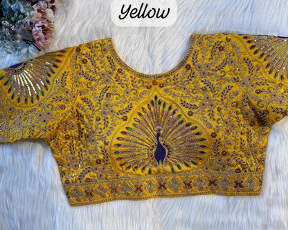 PEACOCK BRIDAL BLOUSE