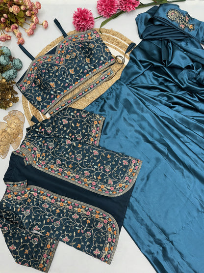 Ready To Wear Saree With Jacket