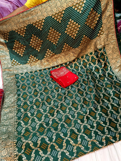 pure dola silk fabric with beautiful zari