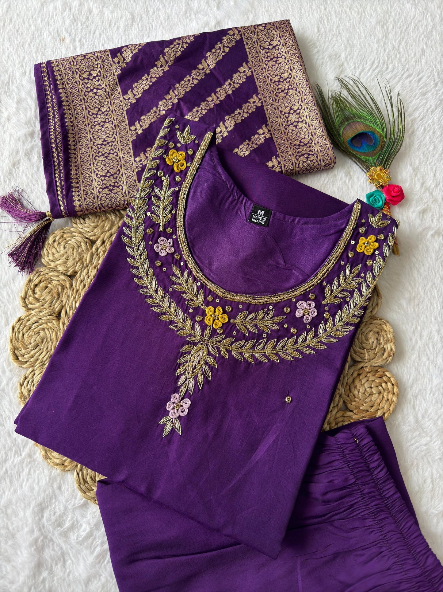 Designers Kurti Pent Dupatta Set