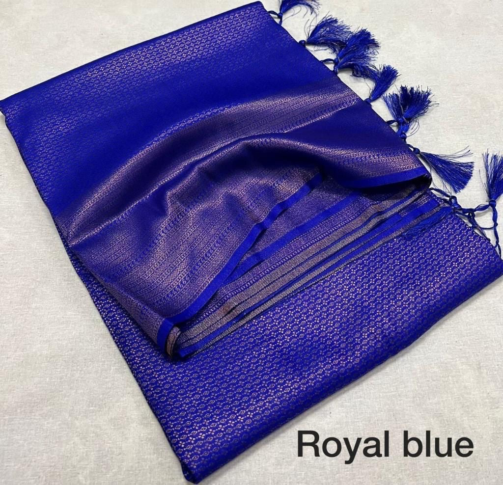 Kubera Pattu Silk Saree Rich Pallu & Brocade