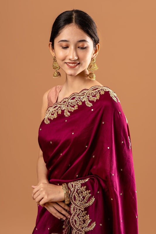 RANGOLI SILK ON BEAUTIFUL WORK