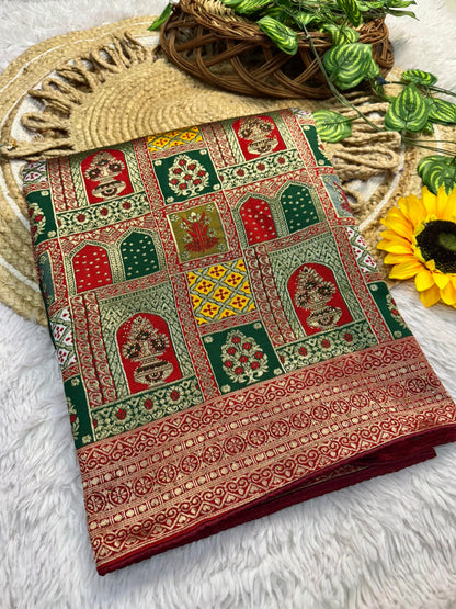 viscose Pure Soft Kolkata Meena Silk