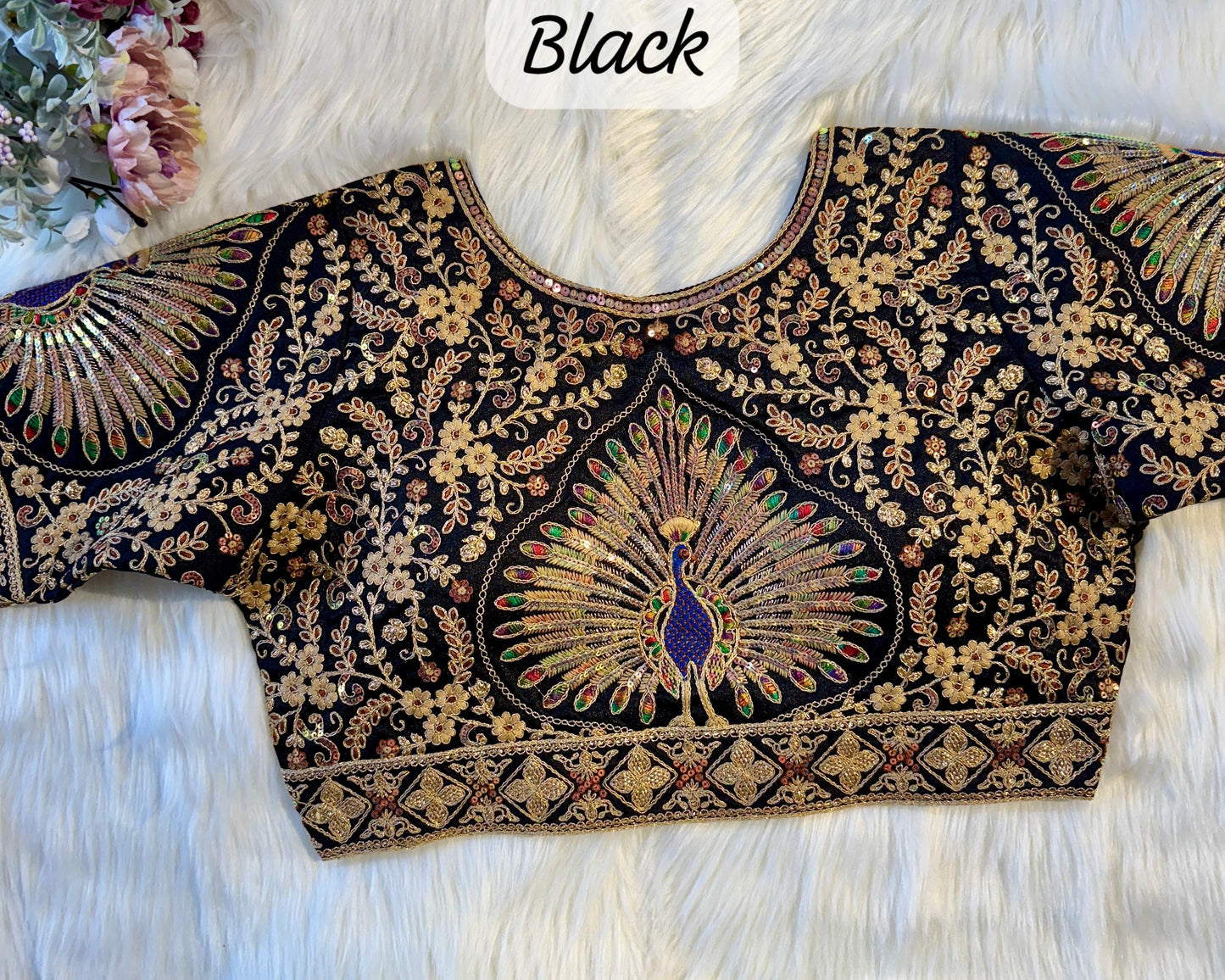 PEACOCK BRIDAL BLOUSE