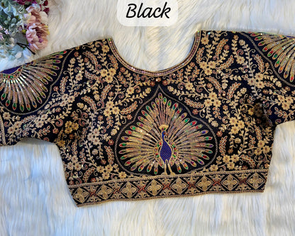PEACOCK BRIDAL BLOUSE