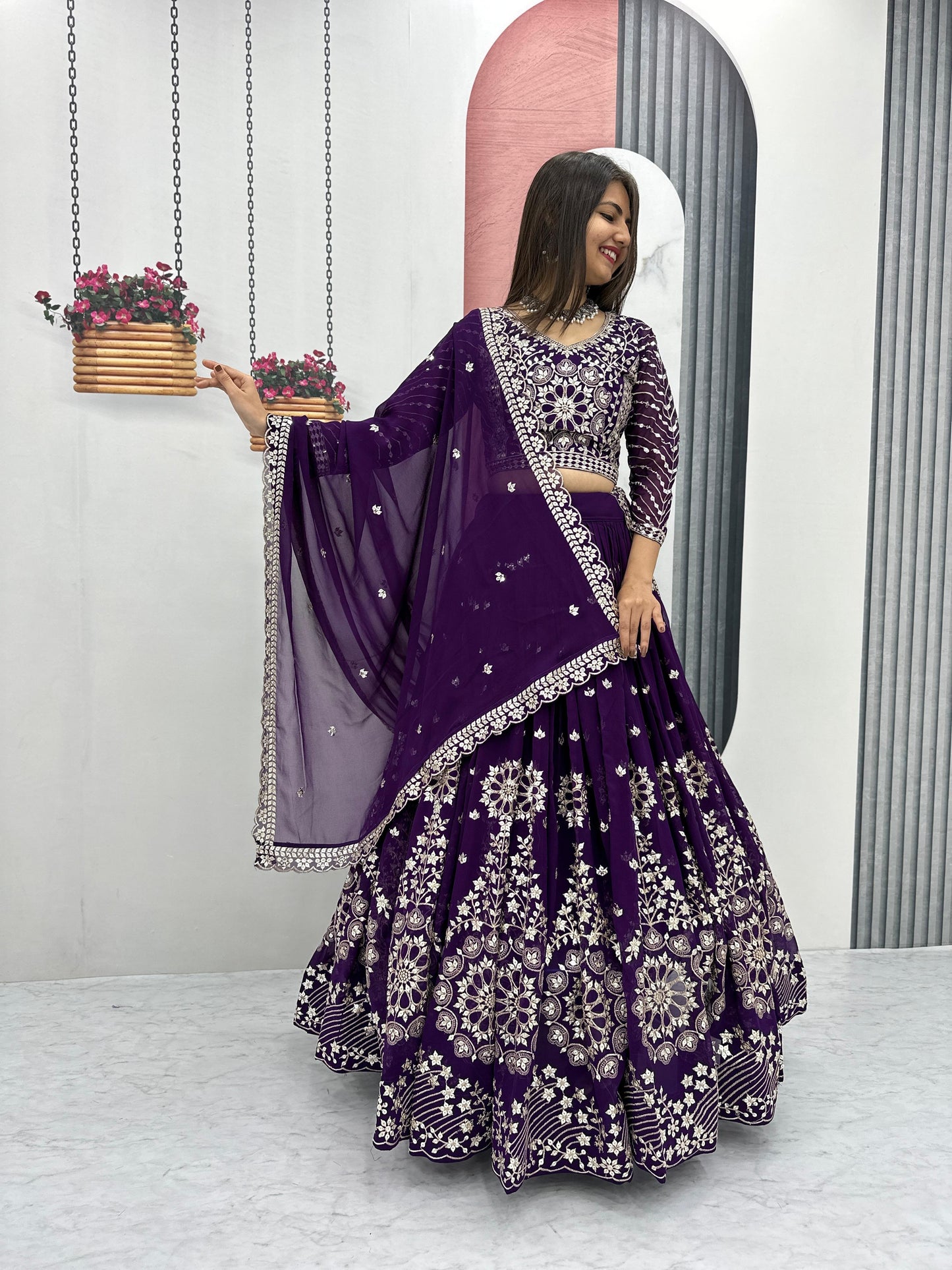 Embroidered Lehenga Choli