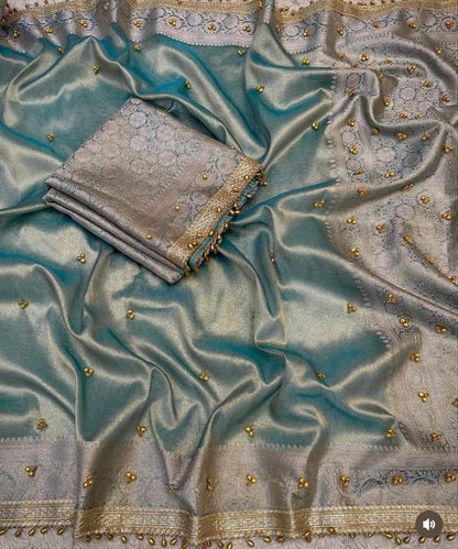Ghunghroo Tissue saree