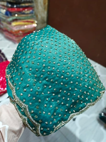 Fendi saree with diamond stone handwork