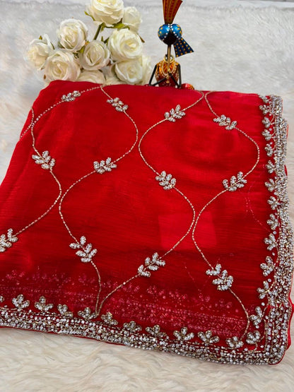 Jimmy Choo jaal design with diamond stone handwork