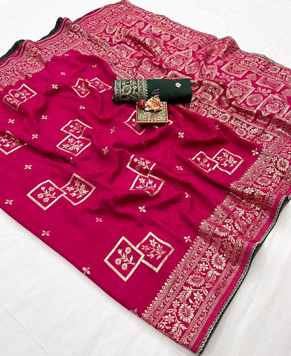 Muslin Silk zari saree