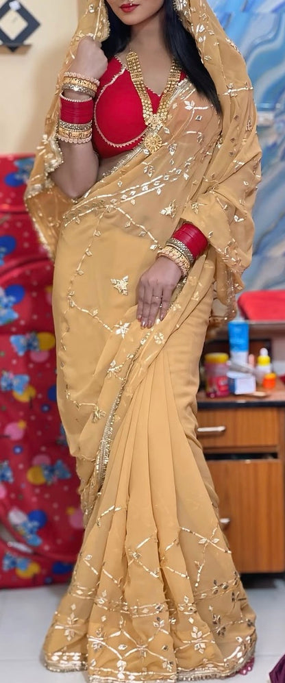 Kacchi Gotta saree