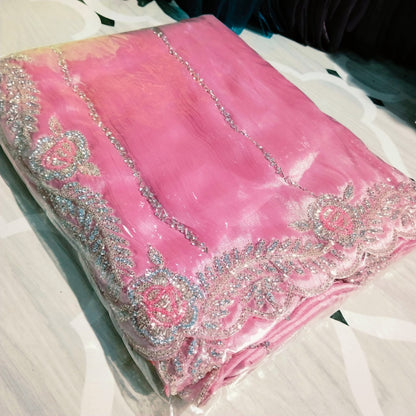 Jimmy Choo Rose design Saree