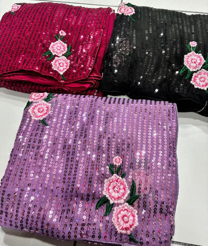 Sequence designer saree