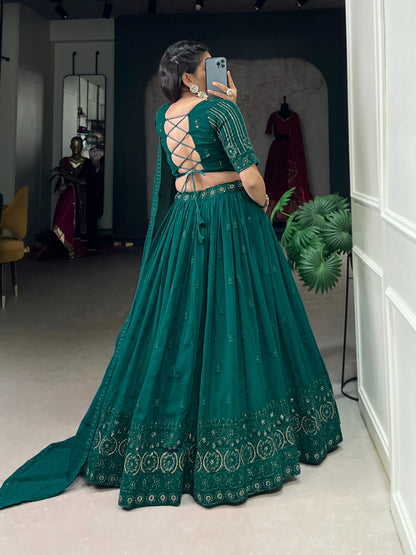 Georgette lehnga