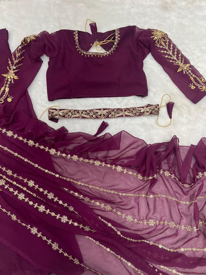 Ready to wear Lehenga with stitched blouse