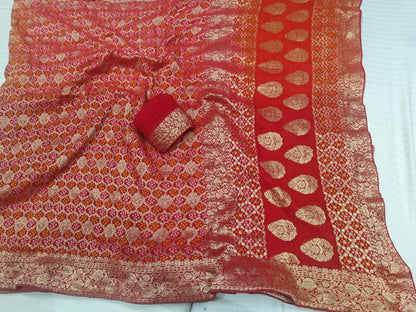 Banarsi Georgette saree