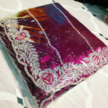 Jimmy Choo Rose design Saree