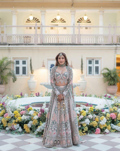Kasturi Silk Embellished With Heavy Embroidery Lehnga chunni