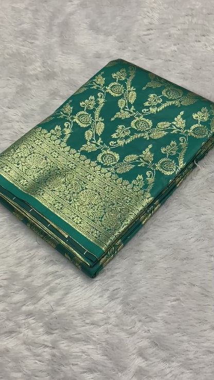 Soft banarasi silk saree