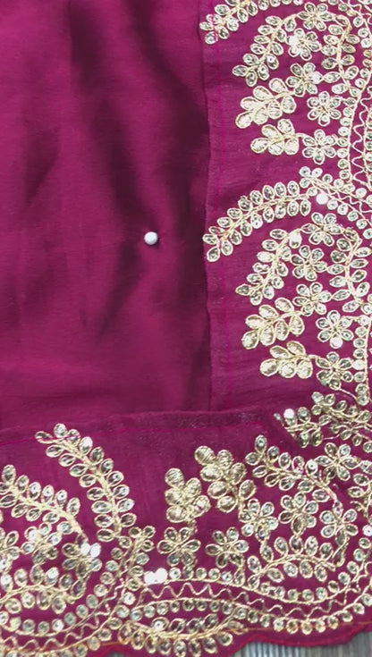 RANGOLI SILK ON BEAUTIFUL WORK