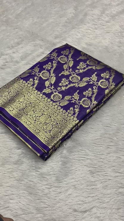 Soft banarasi silk saree