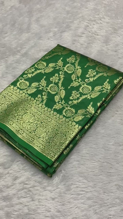 Soft banarasi silk saree