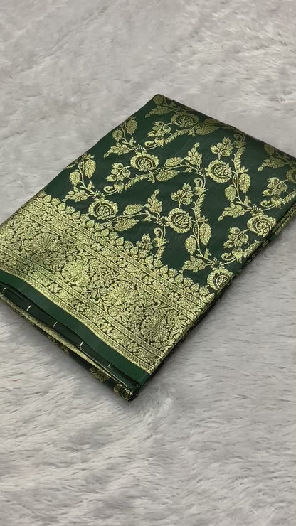 Soft banarasi silk saree